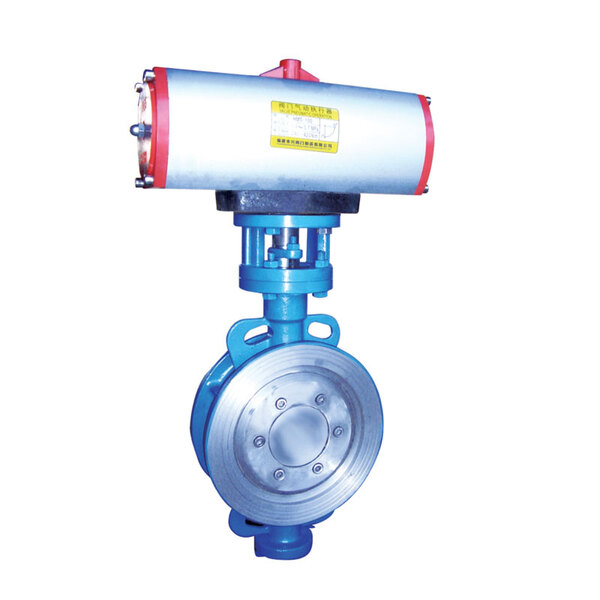 金屬硬密封氣動對夾蝶閥