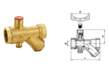246A黃銅帶鎖測(cè)溫過(guò)濾器球閥