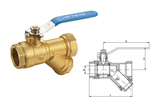 246黃銅過(guò)濾器球閥